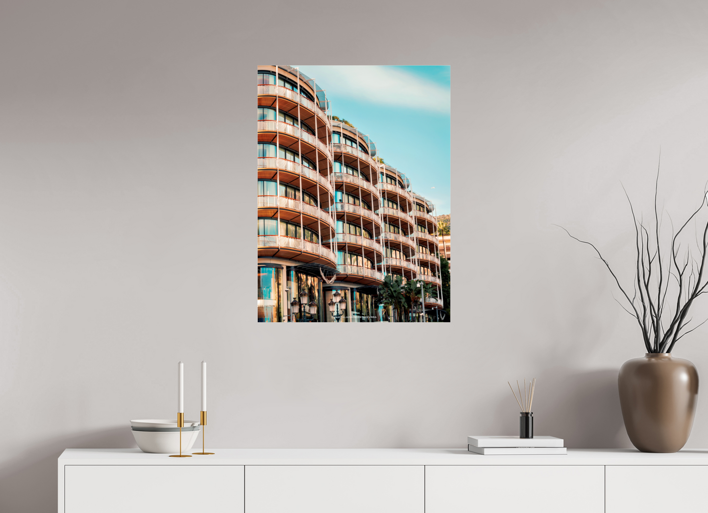 60 x 80 cm, Photo Print Under Acrylic Glass "One" Montecarlo