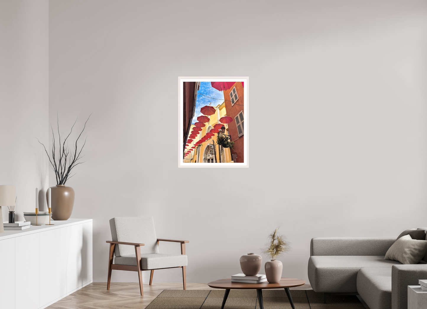 60 x 80 cm, Impression fine art Parapluies parfumés