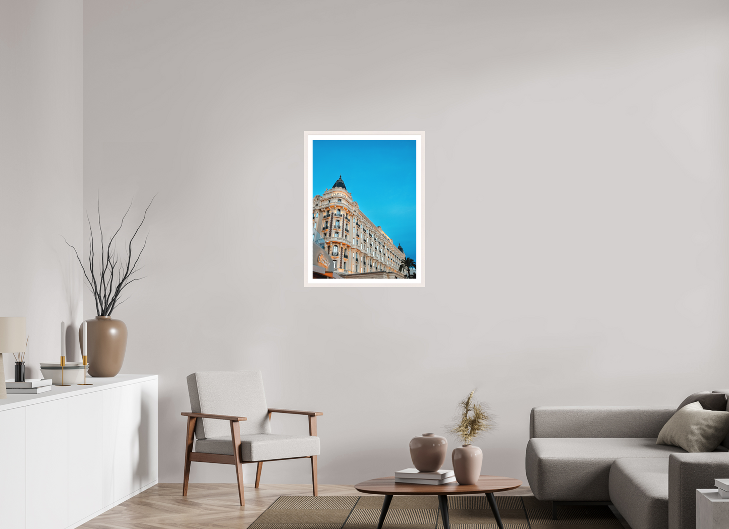 60 x 80 cm, Impression fine art Hotel Carlton Cannes