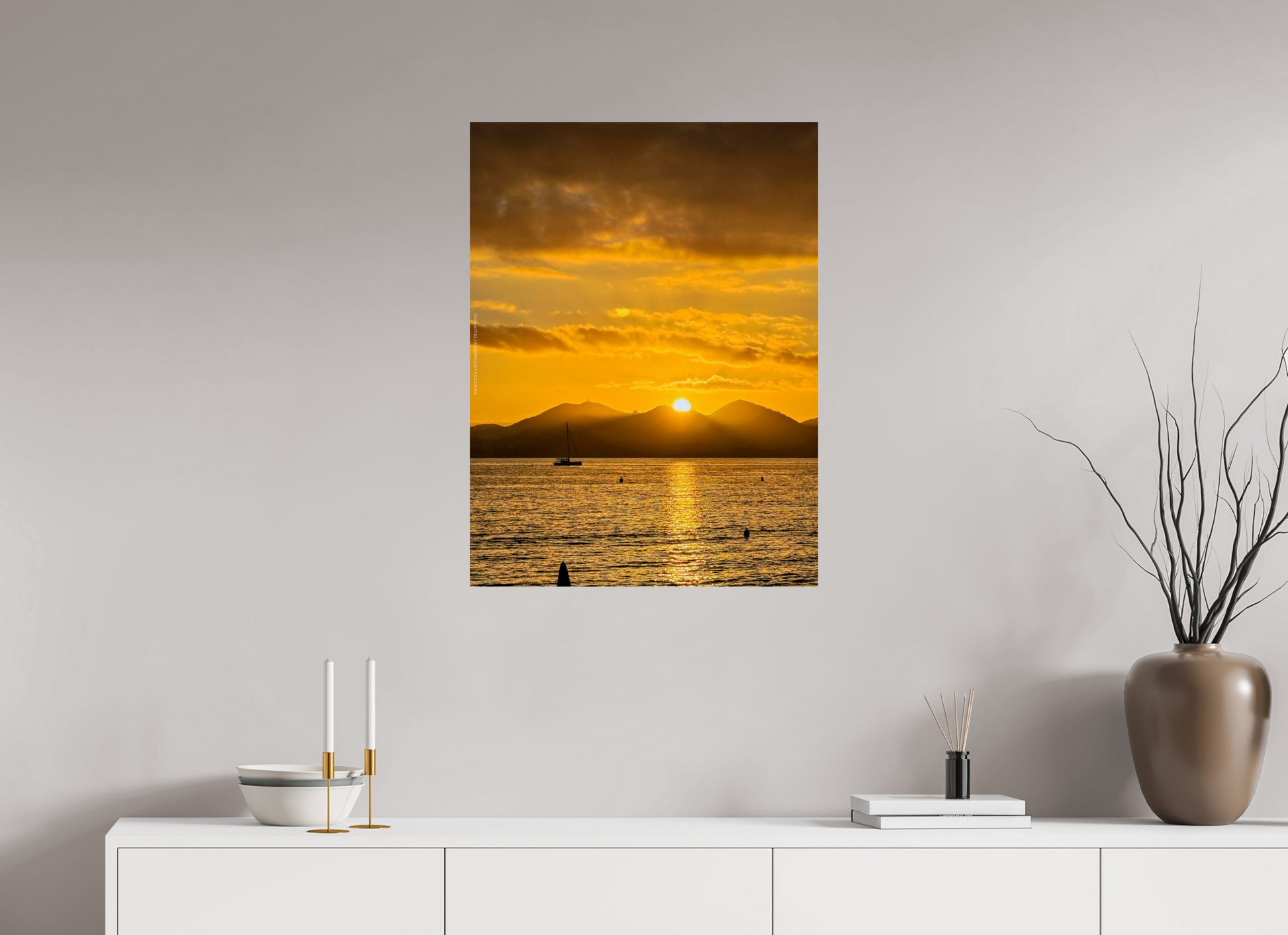 60 x 80 cm, Photo Print On Fuji Crystal DP II La baie dorée
