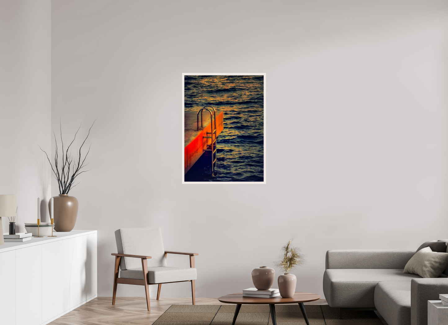 75 x 100 cm, Cadre galerie grand format L'Accès