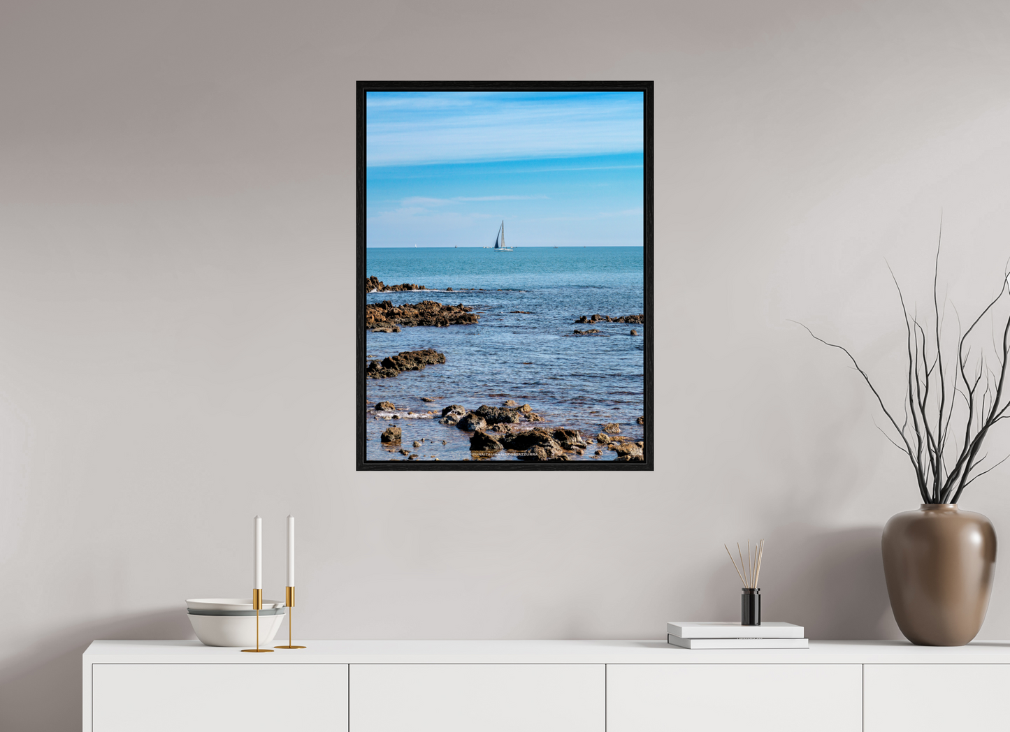 60 x 80 cm, Floater Frame Là où le vent décide