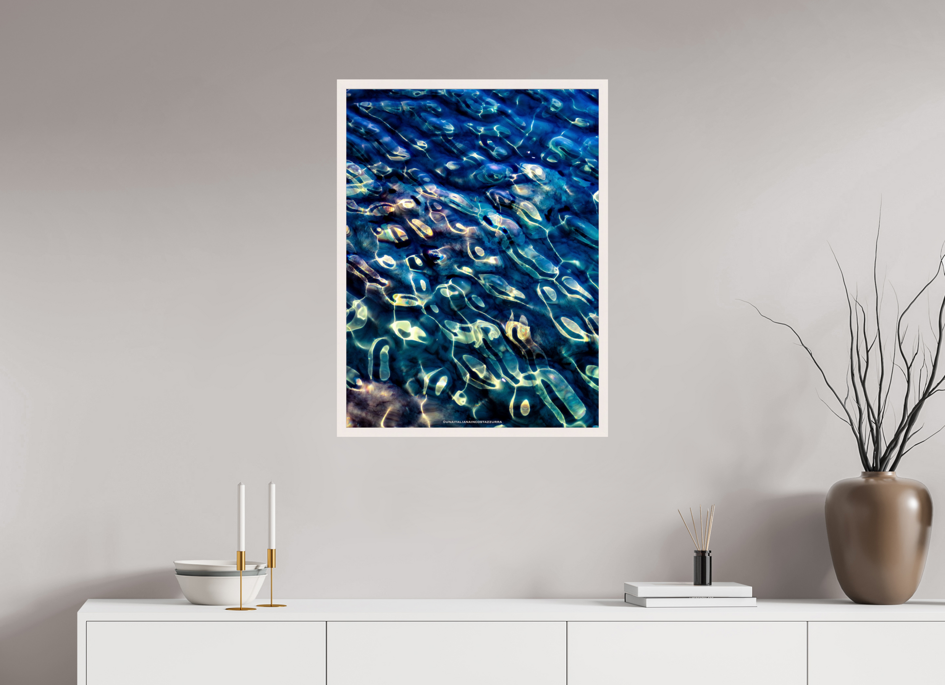 60 x 80 cm, Cadre galerie grand format Oursins