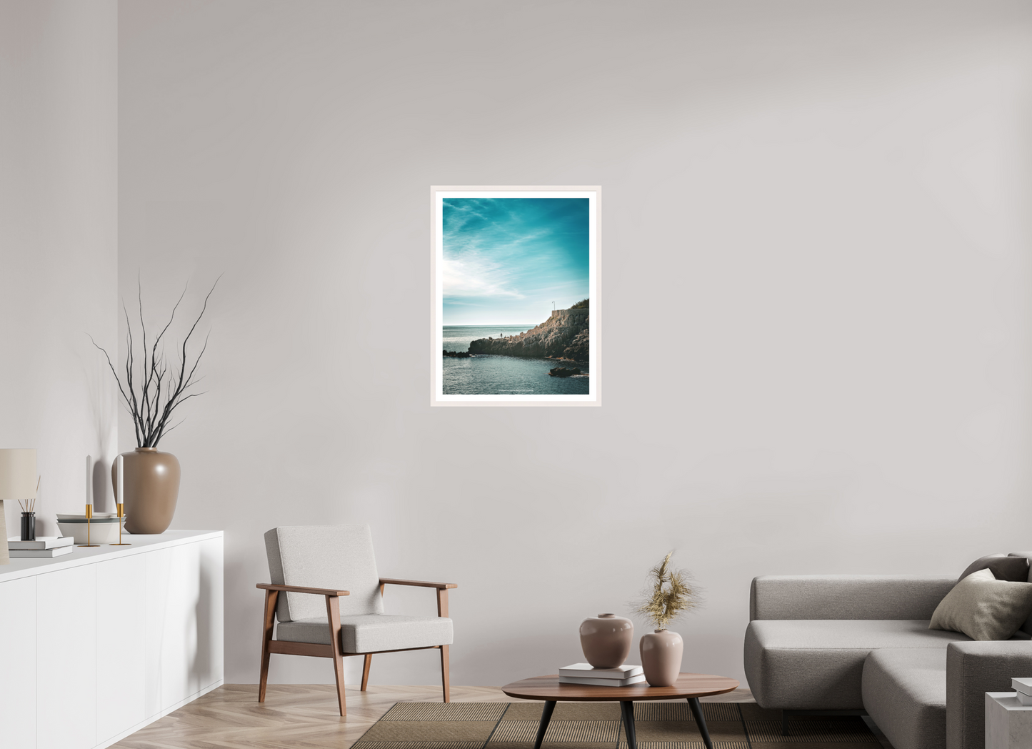 60 x 80 cm, Impression fine art Entre Roche et Silence