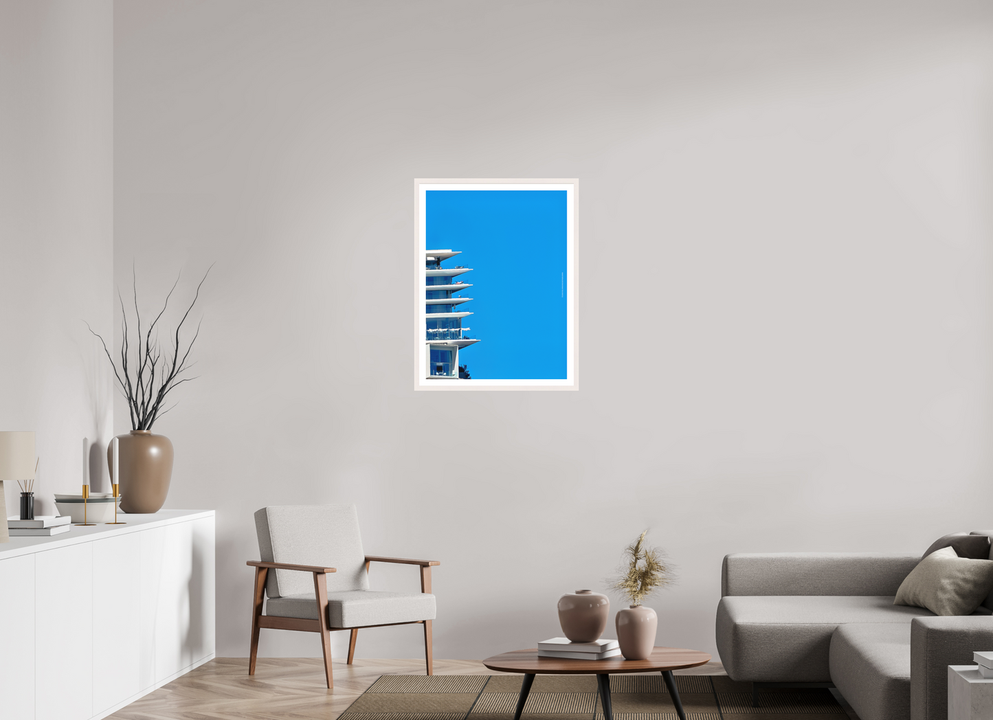 60 x 80 cm, Impression fine art Lignes suspendues