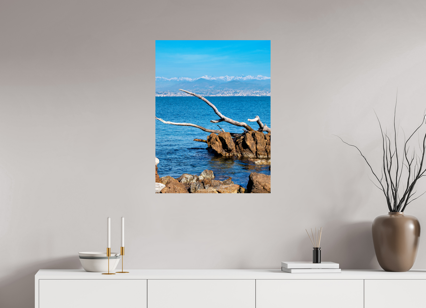 60 x 80 cm, Photo Print On Fuji Crystal DP II Présence blanche